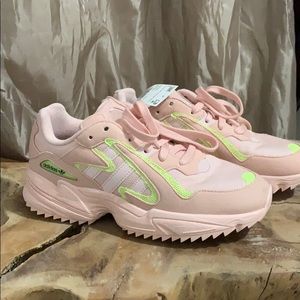 ADIDAS young-96 chasm trail PINK SNEAKERS